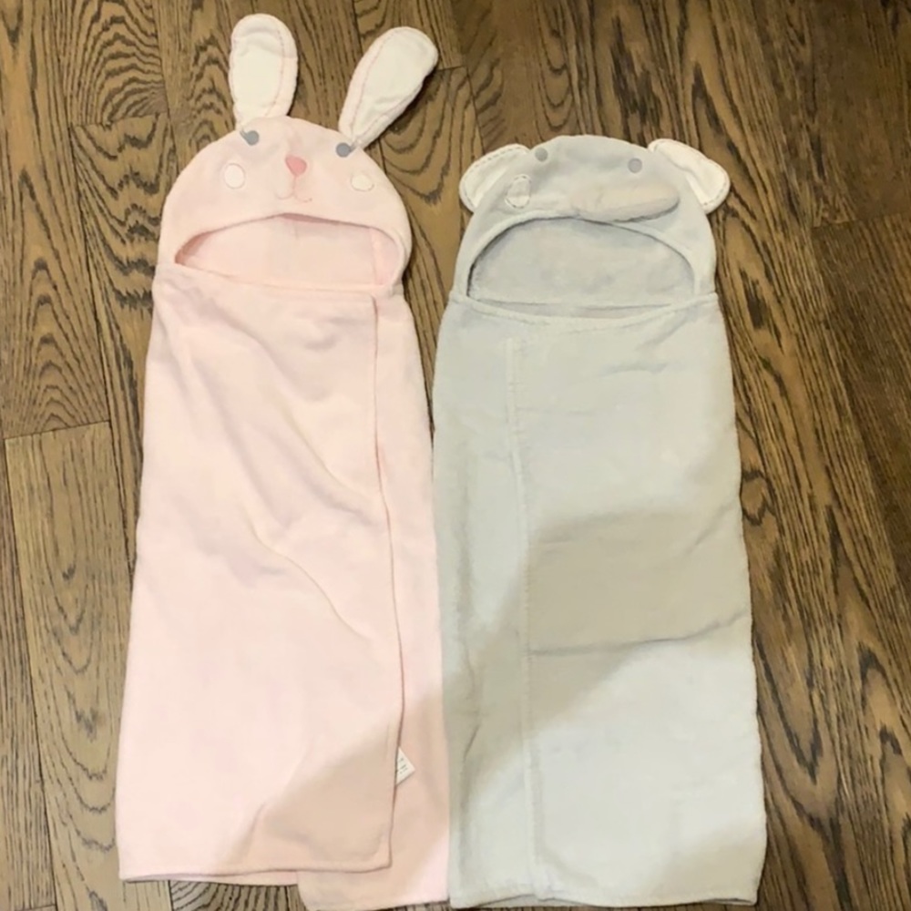 Pottery barn kids- baby towels